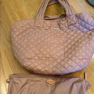 MZ Wallace medium metro tote deluxe - Dusty Rose